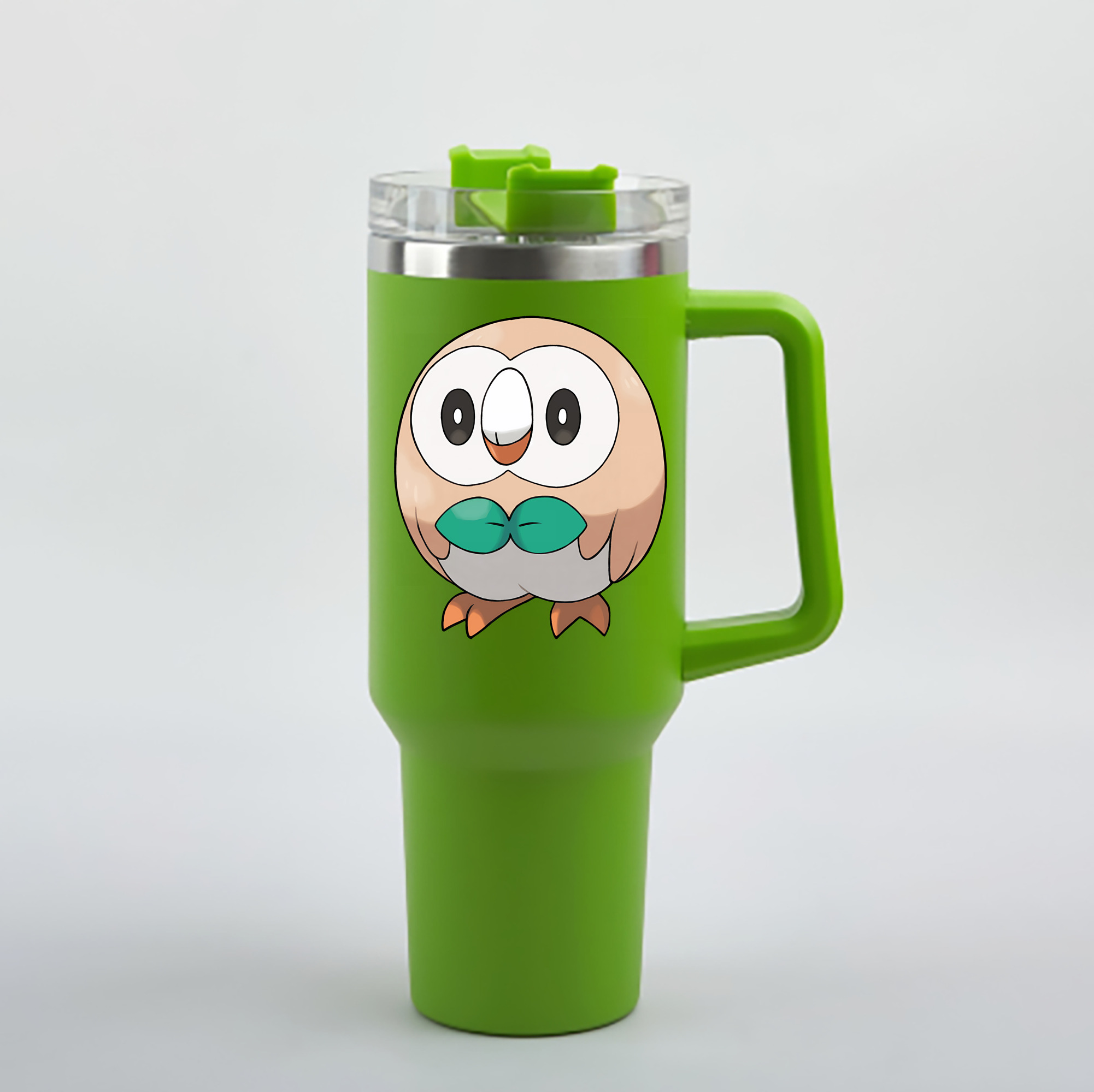 （画像用） ポケットモンスター Pokémon 1200mL車用タンブラー - クリスタルステッカー（プラスチックストロー付き）